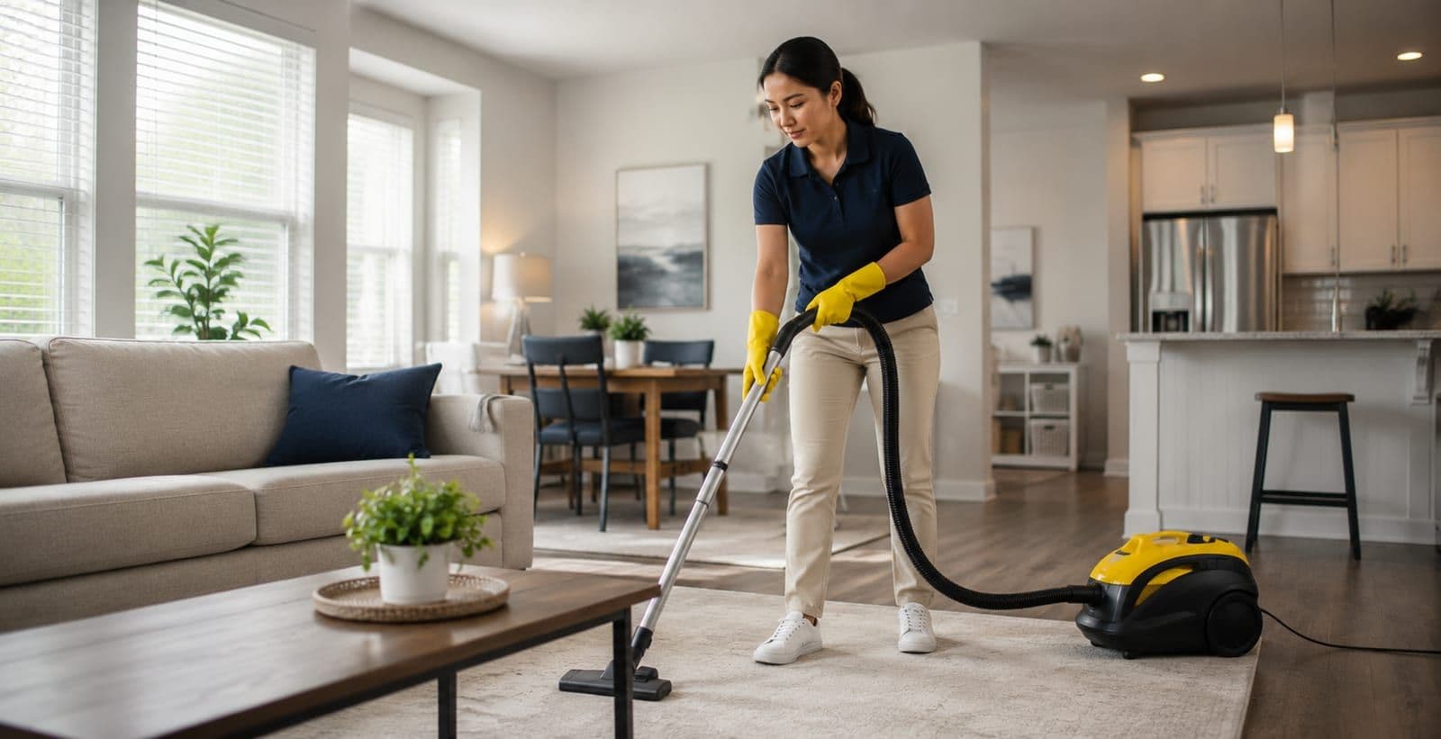 Cleaning at work