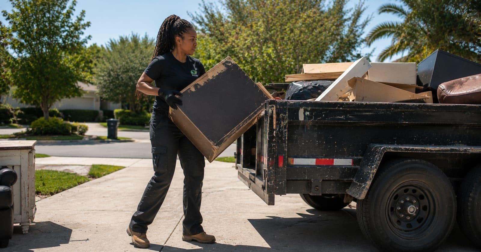 Junk Removal at work