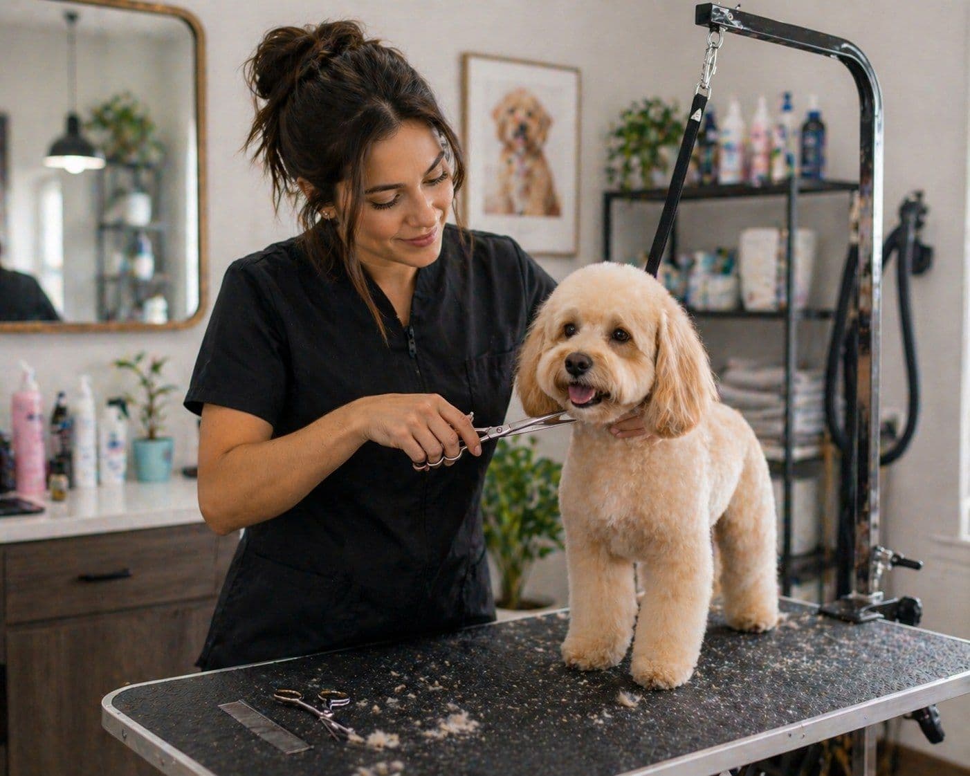 Pet Grooming at work